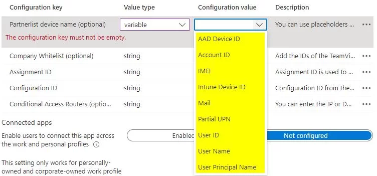 TeamViewer Intune配置