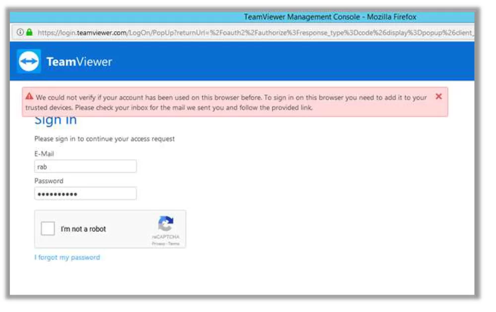 TeamViewer Dynamics集成