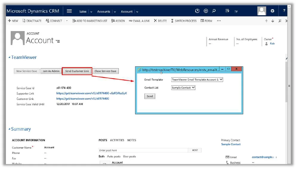 TeamViewer Dynamics集成