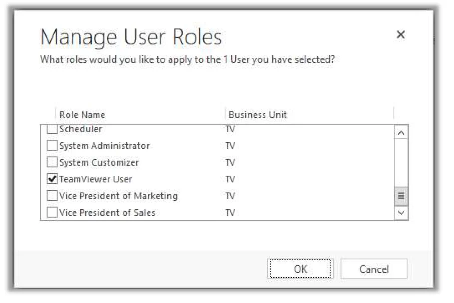 TeamViewer Dynamics集成