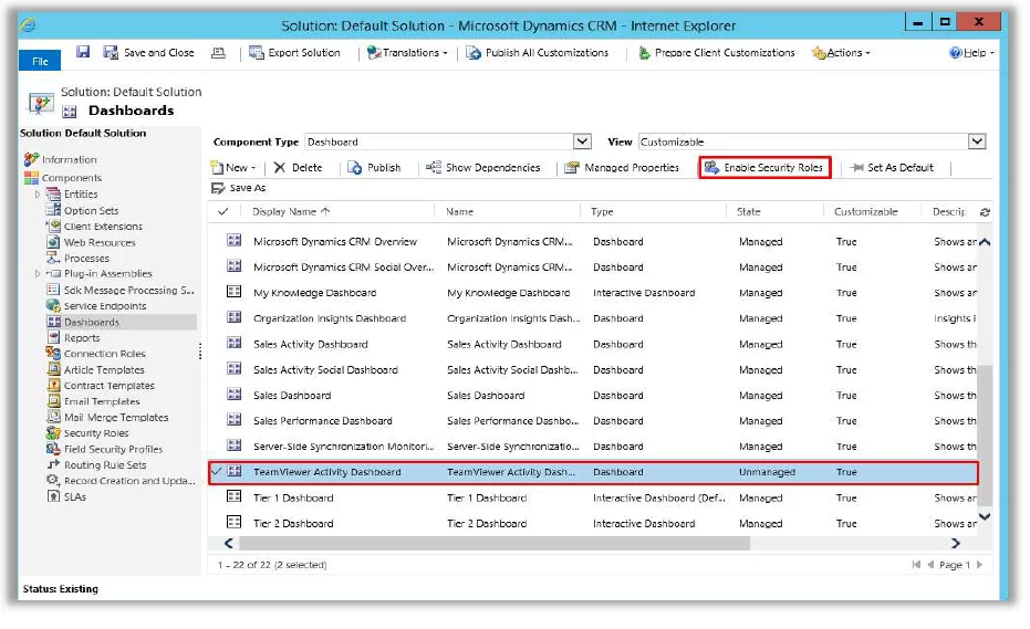 TeamViewer Dynamics集成