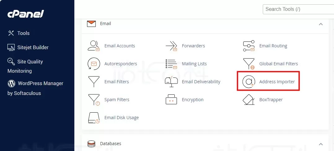 cPanel面板地址导入商