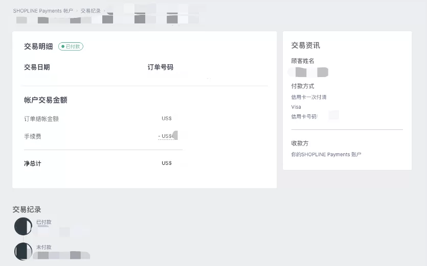 SHOPLINE Payments账号