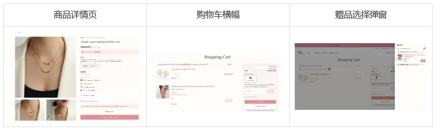 SHOPLINE赠品活动