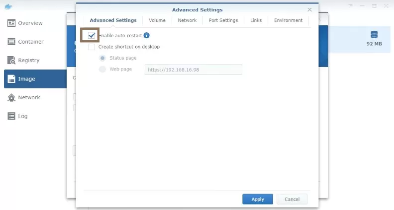 通过DSM6安装RustDesk
