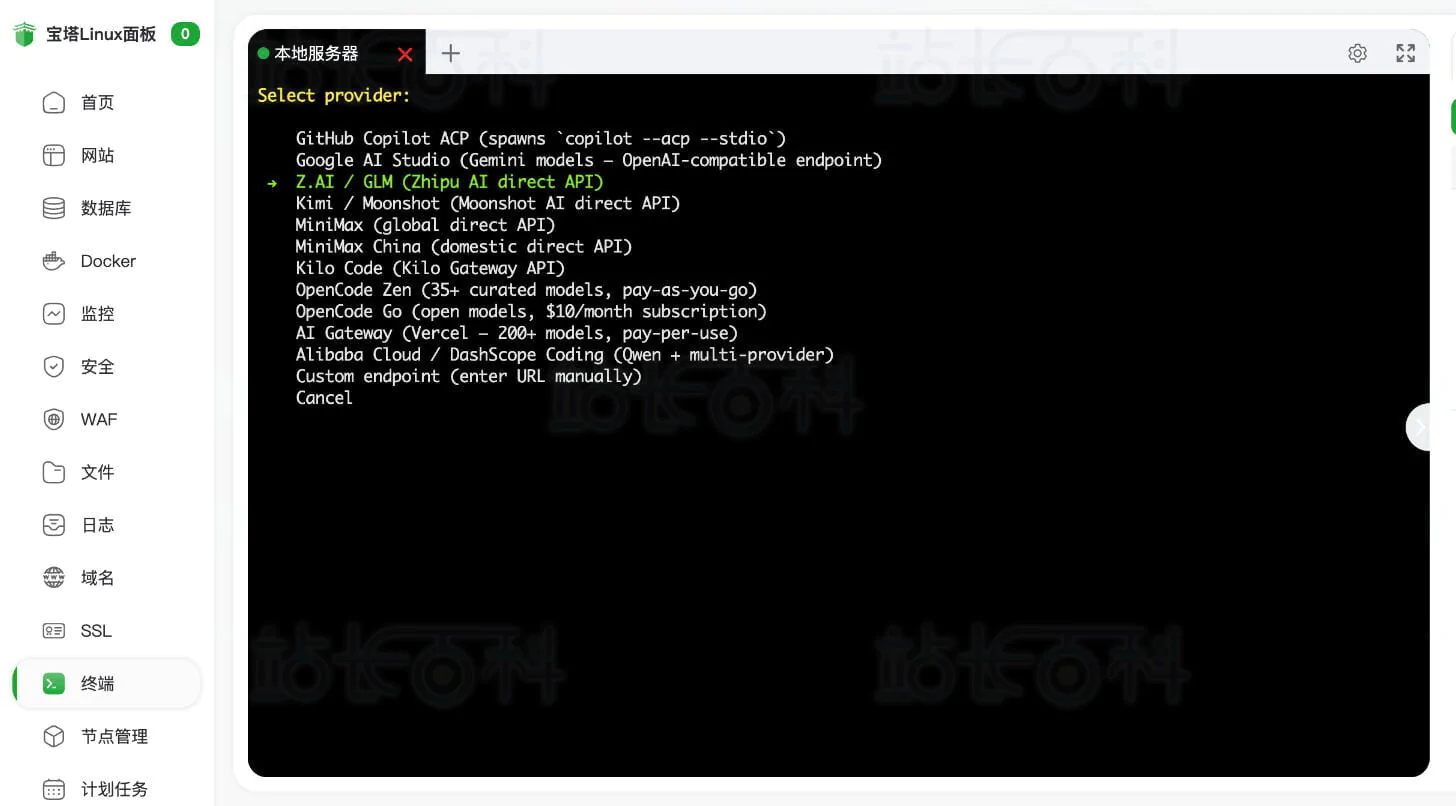 宝塔面板安装Hermes Agent+消息平台